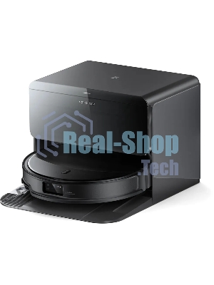 Робот-пылесос Roborock Saros 10Rr refill & drainage черный, 6400 мAч Li-Ion, уборка влажная/сухая, пылесборник контейнер 0.27 л