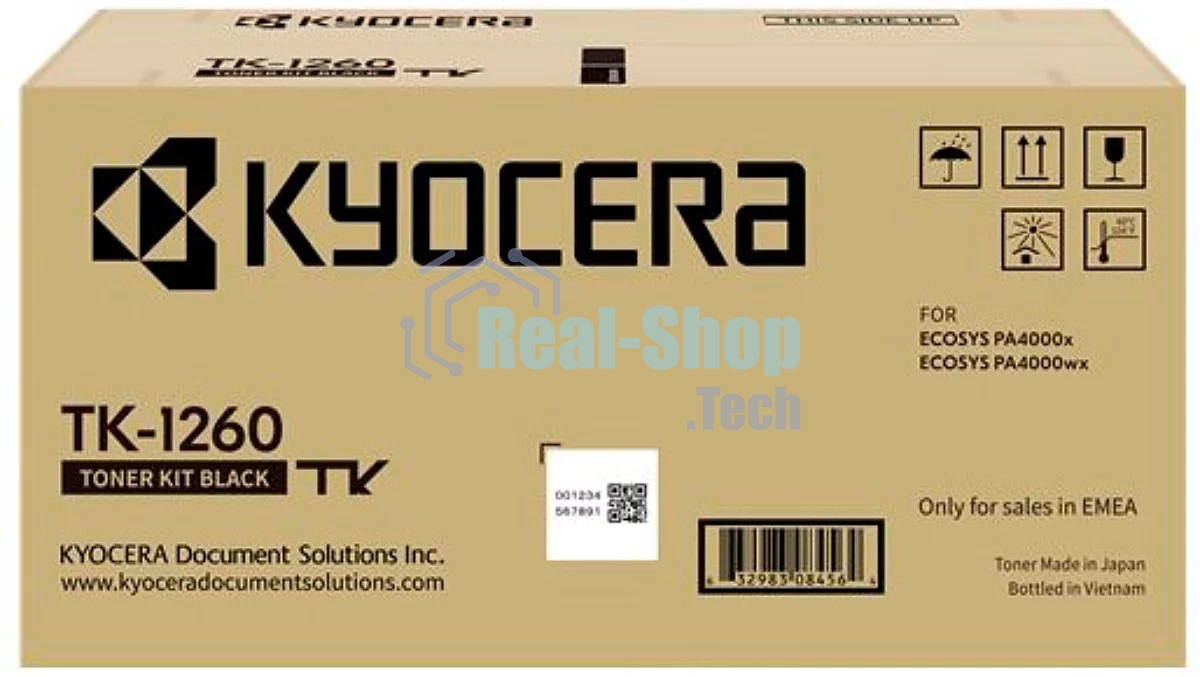 Картридж лазерный TK-1260 10 000 стр. для PA4000x/PA4000wx (1T0C150NL0)
