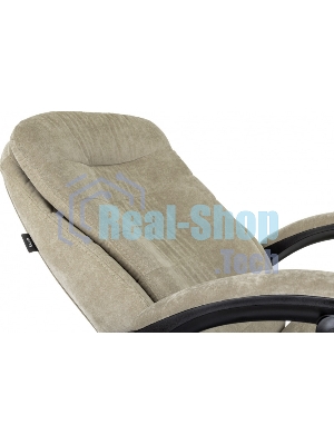 Кресло руководителя Бюрократ T-9950MSG-F Fabric песочный Light-21, крестов. пластик, подст. для ног