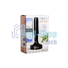 Антенна комнатная DVB-T2 и ДМВ активная Сигнал SAI-402 кабель 5 м с магнит. основанием