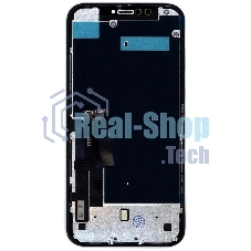 Дисплей для Apple iPhone XR в сборе с тачскрином и рамкой (AAA TFT), черный