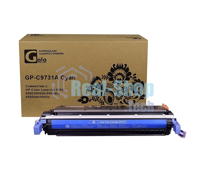 Картридж лазерный GalaPrint GP-C9731A голубой (12000 стр) для HP LJ 5500/5550/Canon LBP-2710/2810