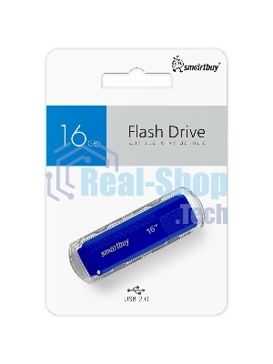 Флешка USB Smartbuy Dock Blue (SB16GbDK-B), 16Gb, USB 2.0, R/W 15/5, синий