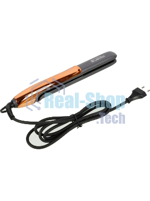 Выпрямитель для волос Polaris PHSS 2098TTi Tourmaline PROF графитовый/розовое золото, 22 мм, 220 °C, 5 режимов