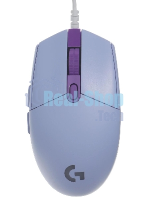 Мышь проводная Logitech G102 LIGHTSYNC фиолетовый, 8000 dpi, USB, кнопки - 6