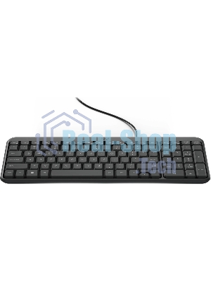 Клавиатура Logitech K106 проводная, USB Type-A, чёрный