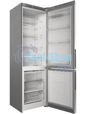Холодильник Indesit ITS 4200 XB нержавеющая сталь, двухкамерный, 247/78л, морозилка снизу, No Frost