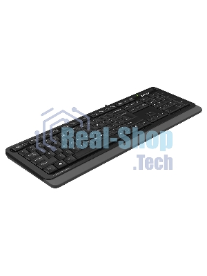 Клавиатура проводная A4Tech Fstyler FKS10, USB, черный/серый