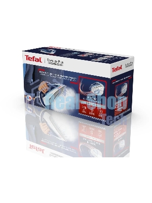 Утюг Tefal FV5715E0 синий/белый, 2400 Вт, 45 г/мин, 190 г/мин, 270 мл
