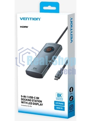 USB-концентратор Vention TQXHB, USB Type-C, USB/USB Type-C/HDMI, USB Type-C