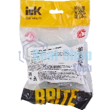 Розетка телевизионная оконечная IEK BRITE РТВ11-0-БрЖ жемчуг