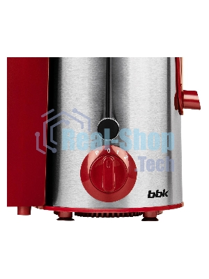 Соковыжималка BBK JC080-H20 вишня/металлик, центробежная, 800 Вт, 500 мл, механическое