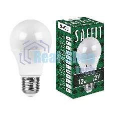 Лампа светодиодная SAFFIT SBA6012 (55008) 12Вт Е27 белый