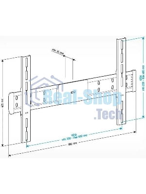 Кронштейн для телевизора Holder LCD-F6608 черный 42