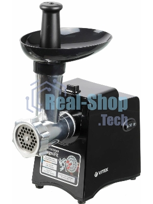 Мясорубка электрическая Metropolis Vitek VT-3644 черный, 2000 Вт, 1.8 кг/мин, реверс, насадки - 1
