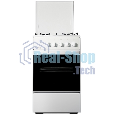 Плита газовая Лада Nova RG 24044 W белый, конфорок 4 газовых, духовка 50 л, 50 см x 85 см x 60 см