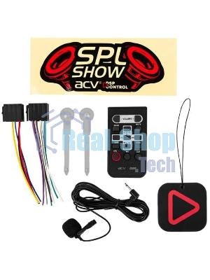 Автомагнитола ACV ADX-907BM, 1 DIN, Bluetooth, USB Type-A, AUX, пульт ДУ