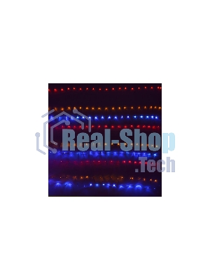 Гирлянда светод. Funray Cетка ML-320M, 3x2м, 320 LED, мульти (4цв.), IP20, прозрачный шнур 2м,конт