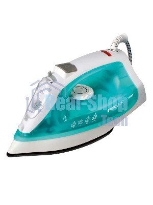 Утюг паровой Ergolux 13126 ELX-SI01-C40 электр. 1600Вт 220-240В тефлон аквамарин