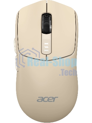 Мышь беспроводная Acer OMR312 бежевый, 3200 dpi, радиоканал, Bluetooth, USB, кнопки - 5