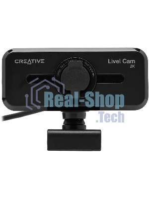 Веб-камера Creative Live! Cam Sync V3 2560x1440, 30 кадр/с, USB, микрофон, шторка приватности, автофокус, крепление на мониторе