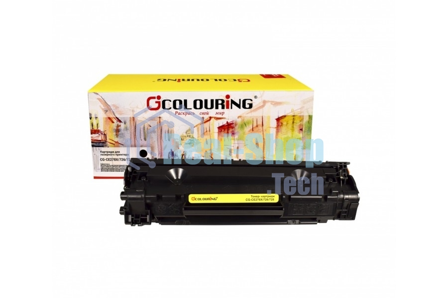 Картридж лазерный Colouring CG-CE278X/726/728 черный (2500 стр) для принтеров HP LJ Pro P1560/P1566/P1600/P1606dn/M1536 Canon i-Sensys MF4410/4420/4430/4450/4550d/4570d/4580dn/4870dn/D520/LBP-6200D