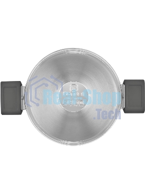 Кастрюля Rondell Quadro RDS-1596, 3.1 л, 20 см, с крышкой, сталь