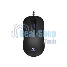 Мышь проводная Rapoo V16RGB черный, 12800 dpi, USB, кнопки - 6