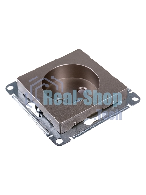 Механизм розетки 1-м СП AtlasDesign без заземл. 16А шампань SchE ATN000541