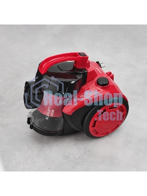 Пылесос Scarlett SC-VC80C11 красный/черный, 320/1500 Вт, уборка сухая, пылесборник контейнер 1.5 л
