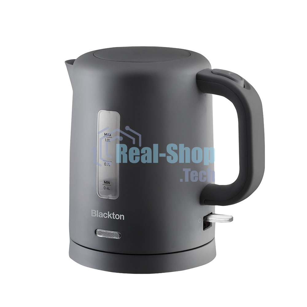 Электрочайник Blackton Bt KT031P черный, 1.0 л, 1100 Вт, скрытый нагревательный элемент