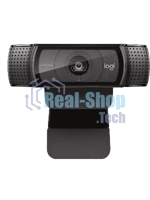 Веб-камера Logitech C920 1920x1080, 30 кадр/с, USB Type-A, микрофон (2 шт, шумоподавление), автоматическая фокусировка, автоосвещение, универсальное крепление