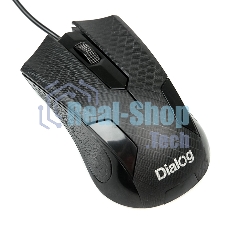 Мышь проводная Dialog Pointer MOP-08U черный, 800 dpi, USB, кнопки - 3