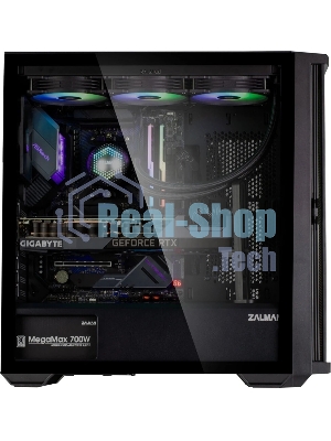 Компьютерный корпус ZALMAN Z10, ATX, черный, WINDOW, 2x3.5