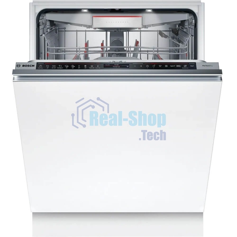 Встраиваемая посудомоечная машина Bosch SMD8TCX04E, нержавеющая сталь, 59.8 см, 14 компл., 42 дБ, класс A