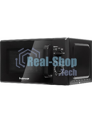 Микроволновая печь home HMM207DB черный, 20 л, 700 Вт, переключатели - поворотный механизм