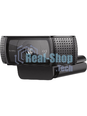 Веб-камера Logitech C920 1920x1080, 30 кадр/с, USB Type-A, микрофон (2 шт, шумоподавление), автоматическая фокусировка, автоосвещение, универсальное крепление