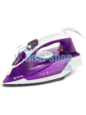 Утюг Vitek VT-8308 VT 2200 Вт, белый/сиреневый