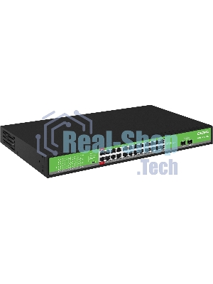 Коммутатор Digma DSP224G-2S-R400, 24×1 Гбит/с + 2×1 Гбит/с SFP, неуправляемый
