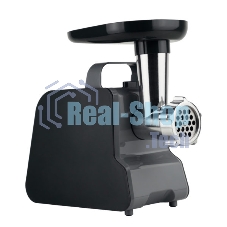 Мясорубка электрическая Centek CT-1628 серый/черный, 2000 Вт, 2 кг/мин, реверс, насадки - 6