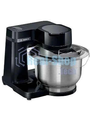 Кухонный комбайн Bosch MUMS2EB01, 700 Вт, 4 скорости, металл чаша 3,8 л, черный