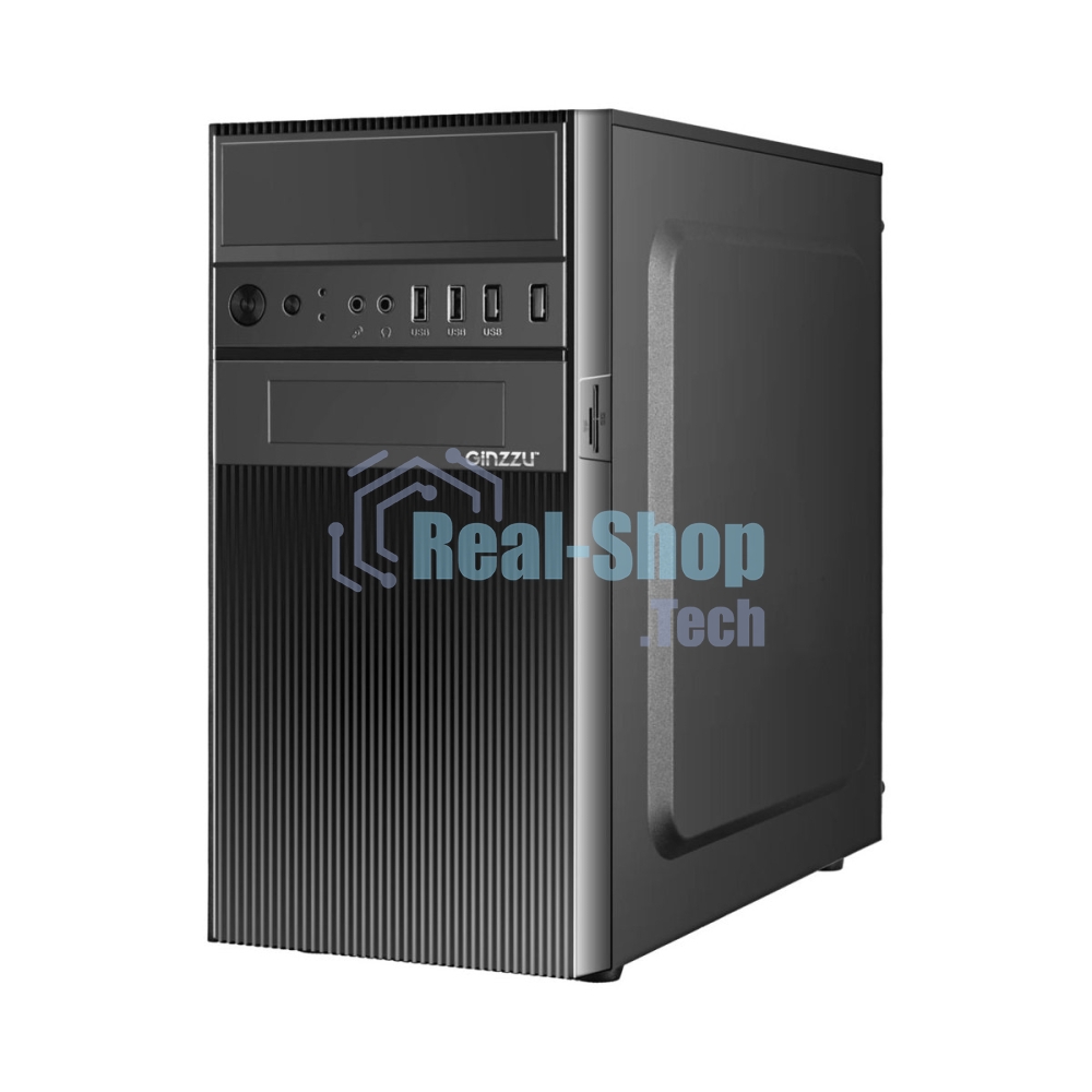 Компьютерный корпус Ginzzu D190 2хUSB 2.0,AU