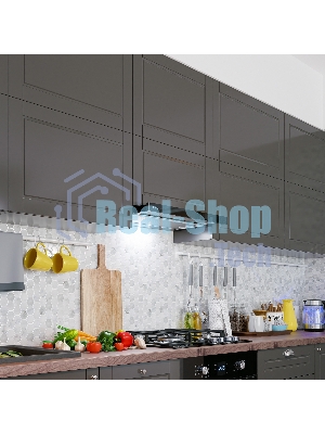 Вытяжка встраиваемая LEX Hide 500 черный, 50 см, 550 куб. м/ч, 42 дБ