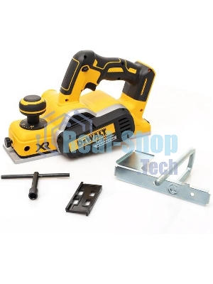 Аккумуляторный бесщеточный рубанок XR DeWalt DCP580N-XJ черный/желтый