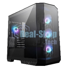 Компьютерный корпус без блока питания Case MSI MAG PANO M100R PZ, Mini-Tower, TG, 4x120мм ARGB, 1xUSB 3.2, 1xUSB 3.2 Type-C, mATX, mITX черный