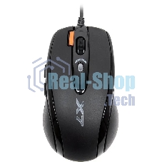 Мышь проводная A4Tech X-718BK черный, 3000 dpi, USB, кнопки - 7