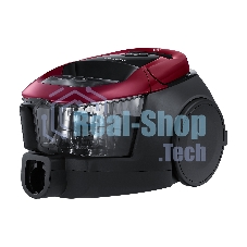 Пылесос Samsung VC18M31A0HP/EV бордовый/черный, 380/1800 Вт, уборка сухая, пылесборник контейнер 2 л
