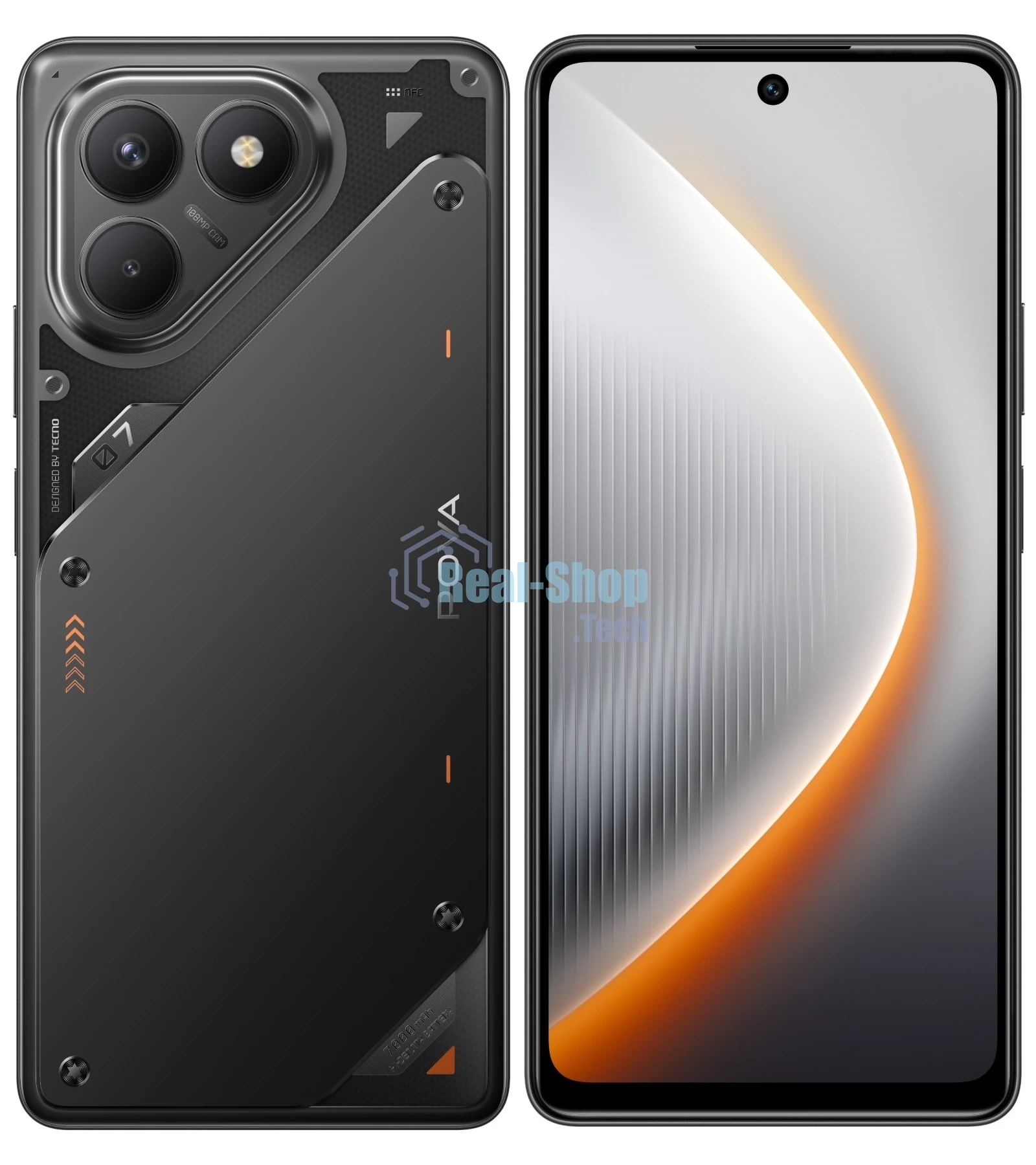 Смартфон Tecno POVA 7 Neo 8/128Gb, черный