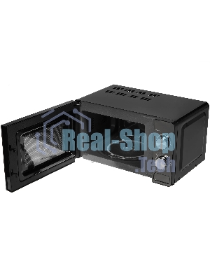 Микроволновая печь Tesler MM-2002 зеркальный/черный, 20 л, 700 Вт, переключатели - поворотный механизм
