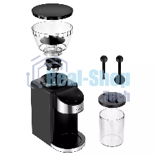 Кофемолка Kitfort КТ-7168 200Вт сист.помол.:жернова вместим.:250гр черный Кофемолка Kitfort КТ-7168 200Вт сист.помол.:жернова вместим.:250гр черный